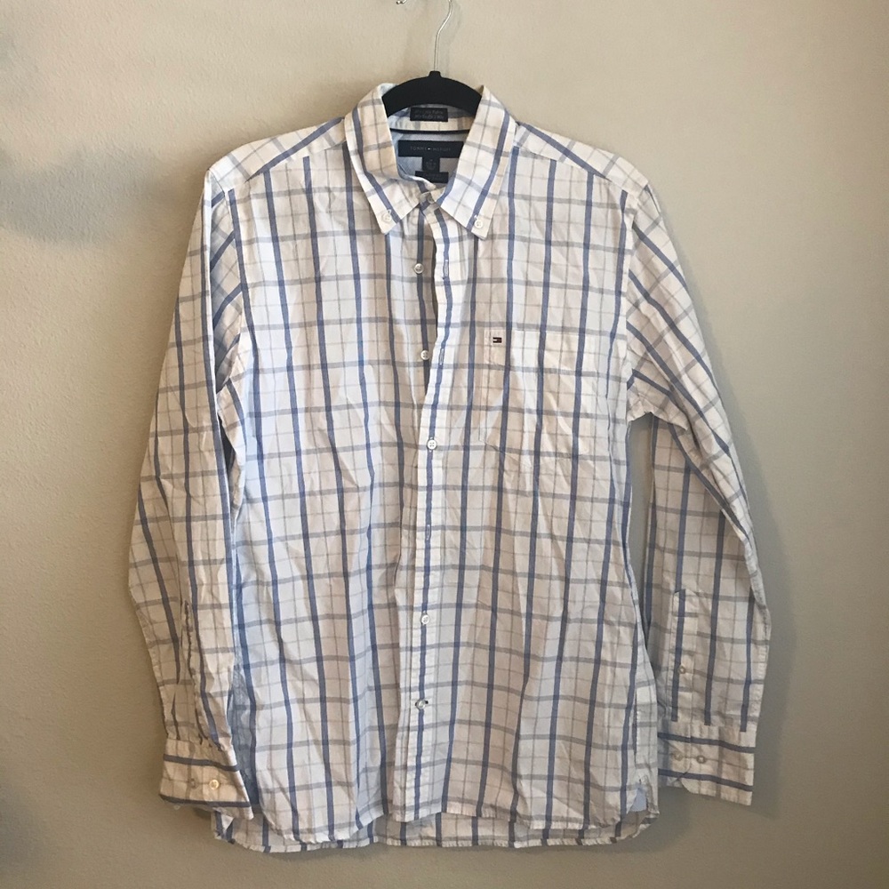 ⭐️FINAL SALE⭐️ Tommy Hilfiger Plaid Dress Shirt